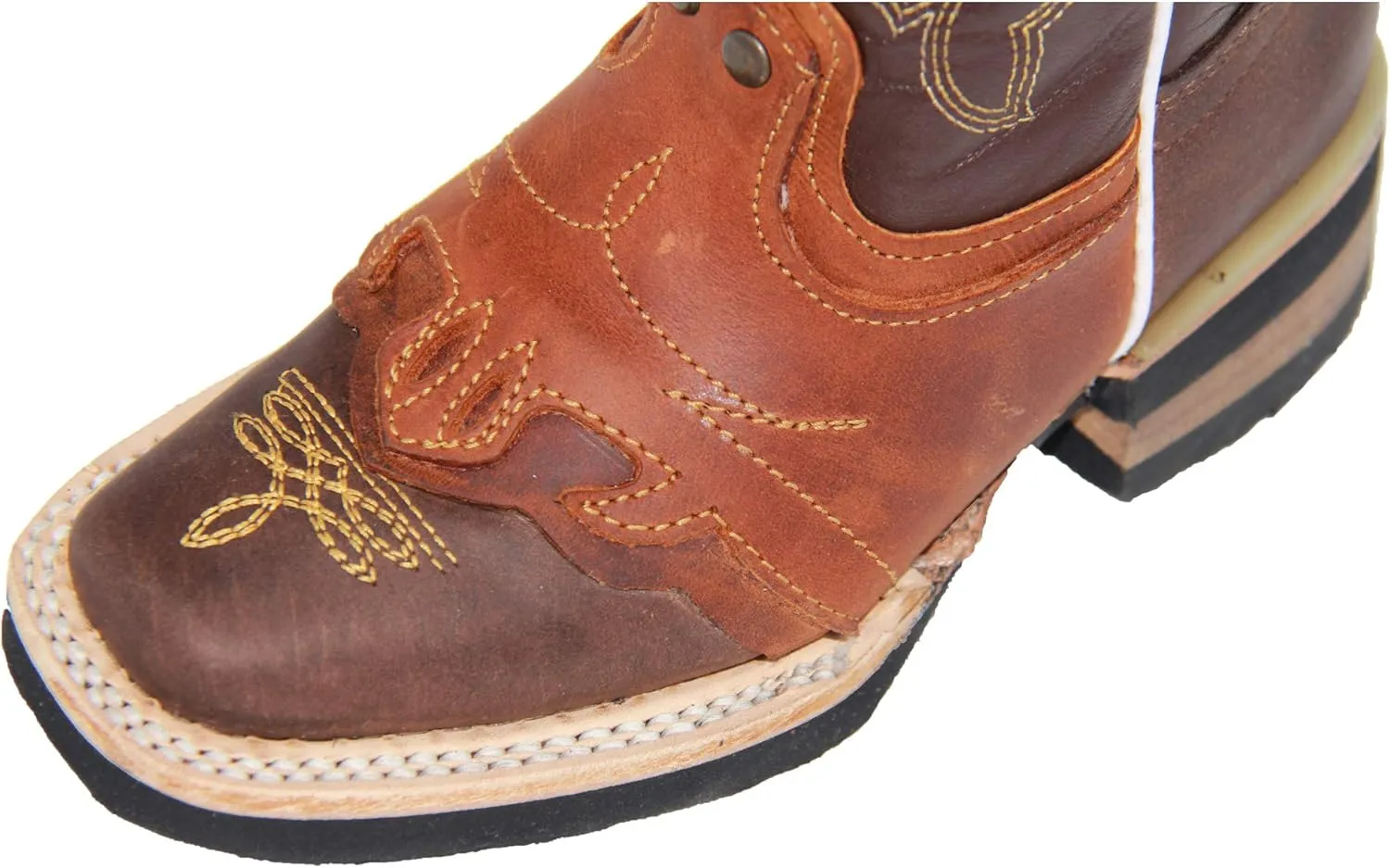 Kids Square Toe Western Cowboy Boot