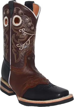 Kids Square Toe Western Cowboy Boot