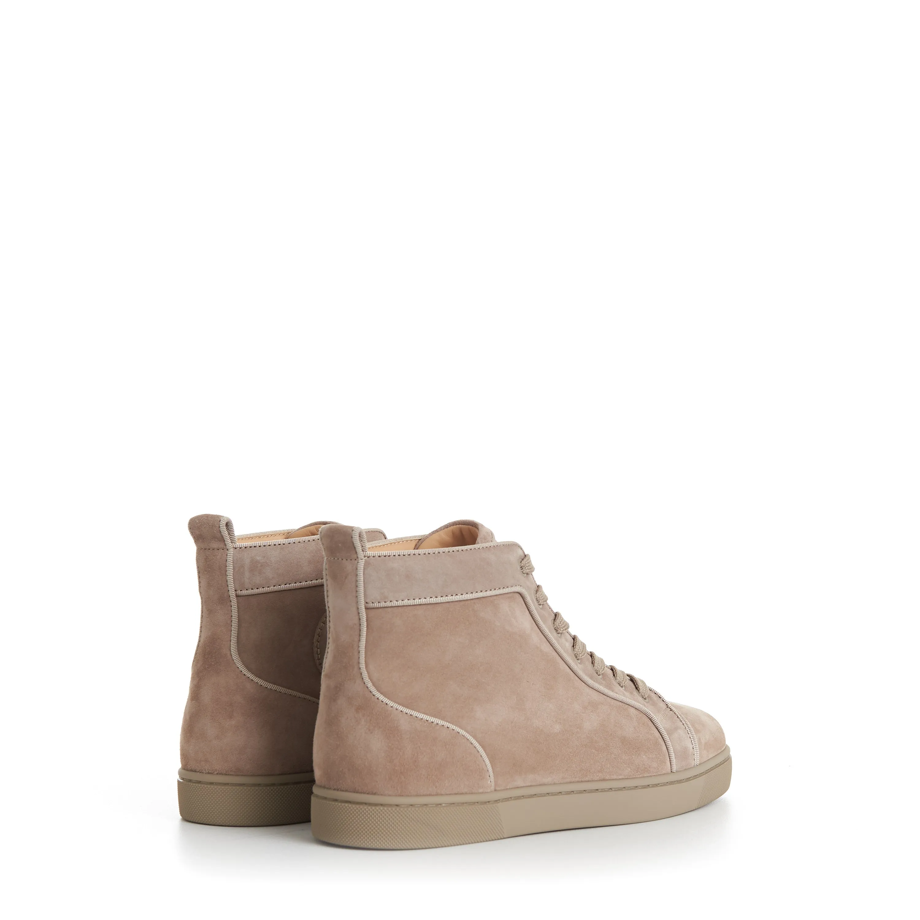 Louis High Top Sneakers - Suede, Saharienne Beige