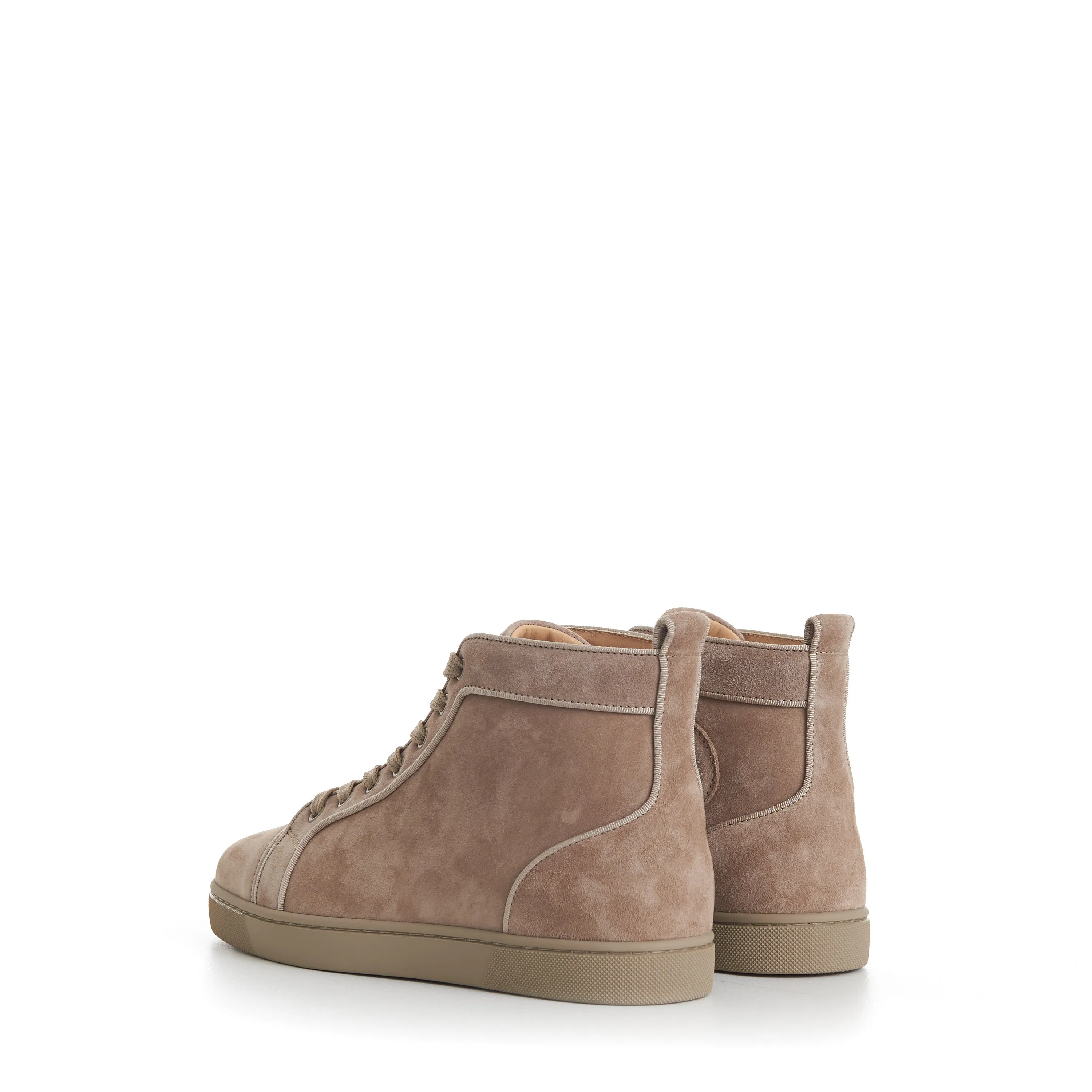 Louis High Top Sneakers - Suede, Saharienne Beige