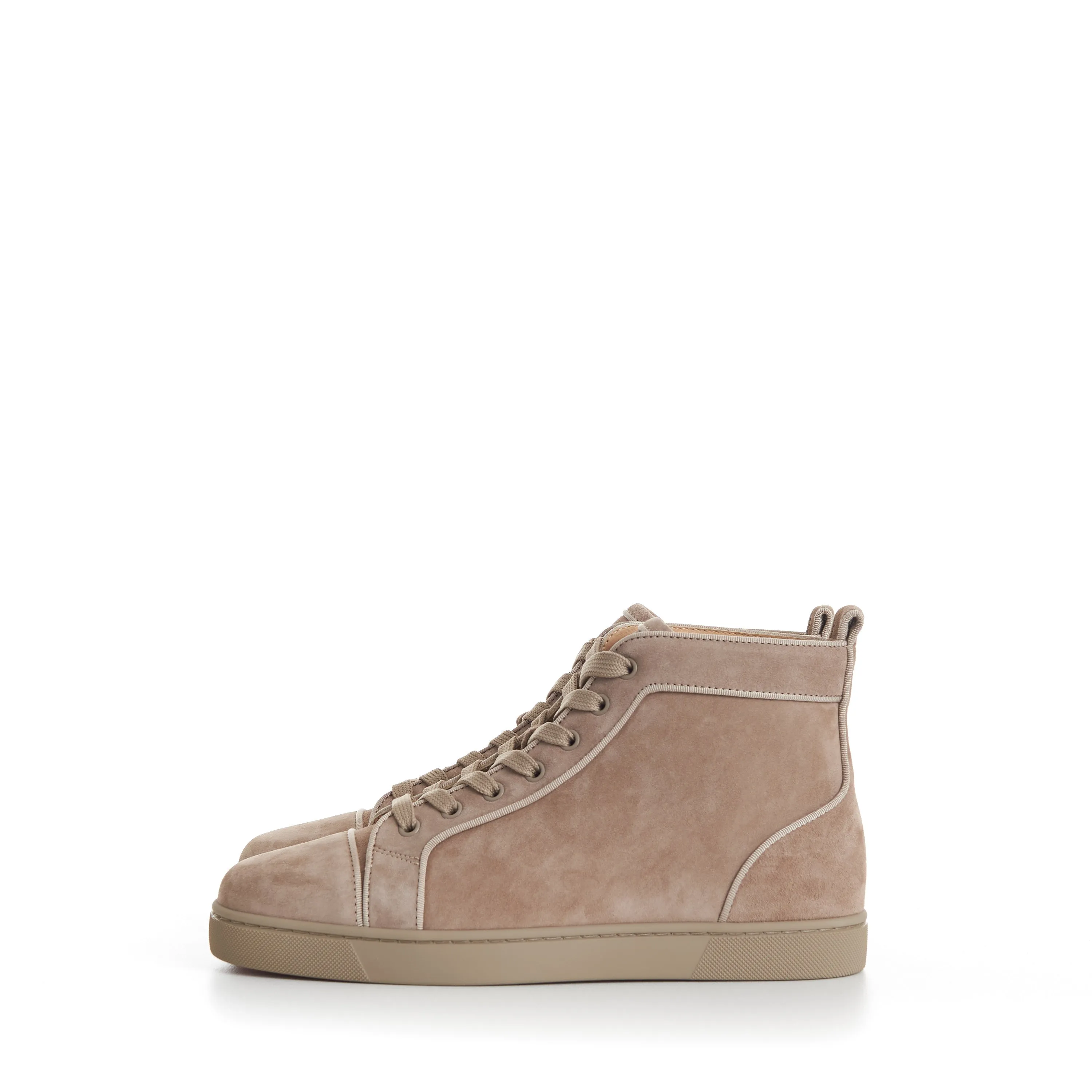 Louis High Top Sneakers - Suede, Saharienne Beige