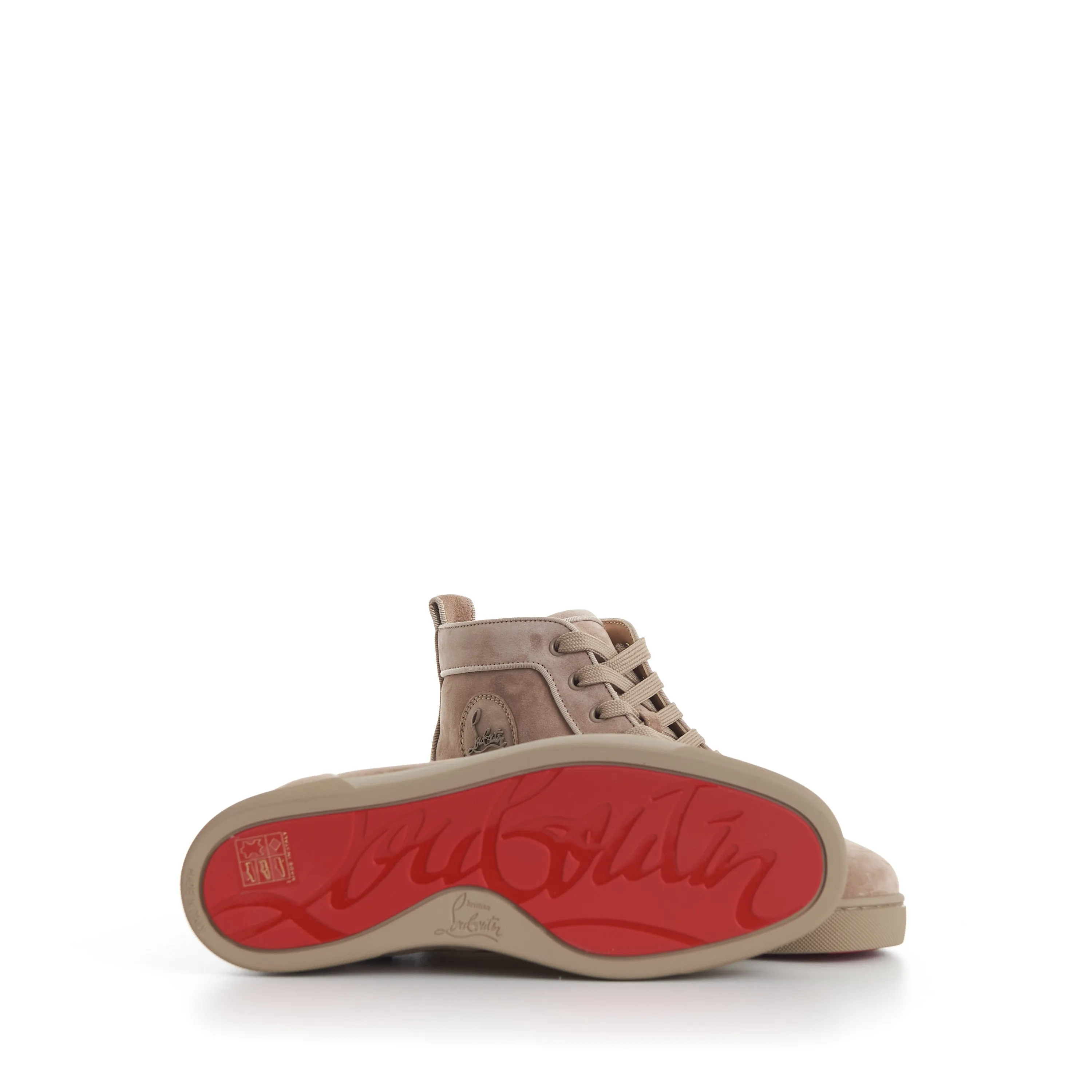 Louis High Top Sneakers - Suede, Saharienne Beige