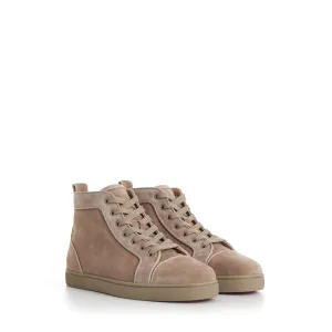 Louis High Top Sneakers - Suede, Saharienne Beige
