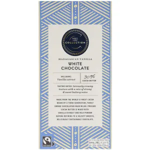 M&S Food Collection Madagascan Vanilla White Chocolate 100g