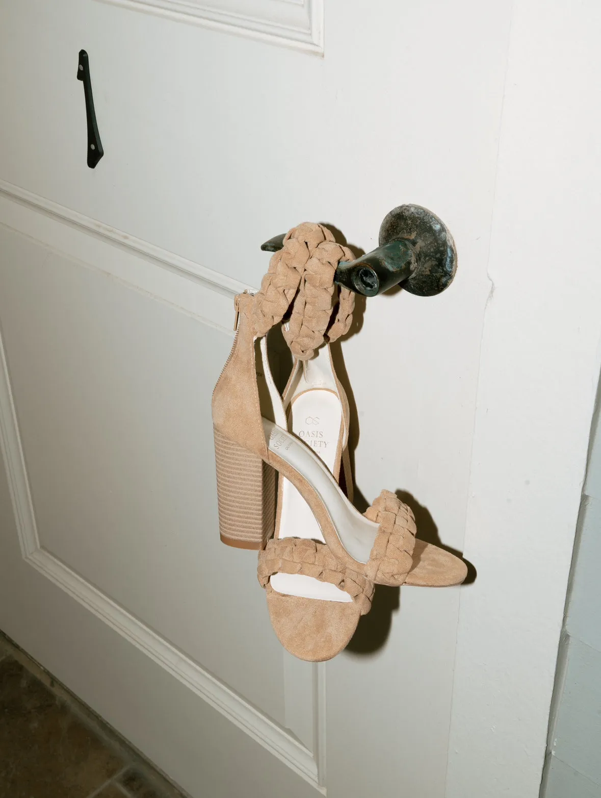 MELODY BRAIDED BLOCK HEELS