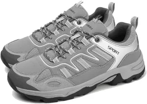 Men Non-Slip Climbing Shoes Waterproof Sports Hiking Shoes Cross-Country Running Shoes Outdoor Travel Camping Backpacking Shoes Comfortable Outdoor Sneakers