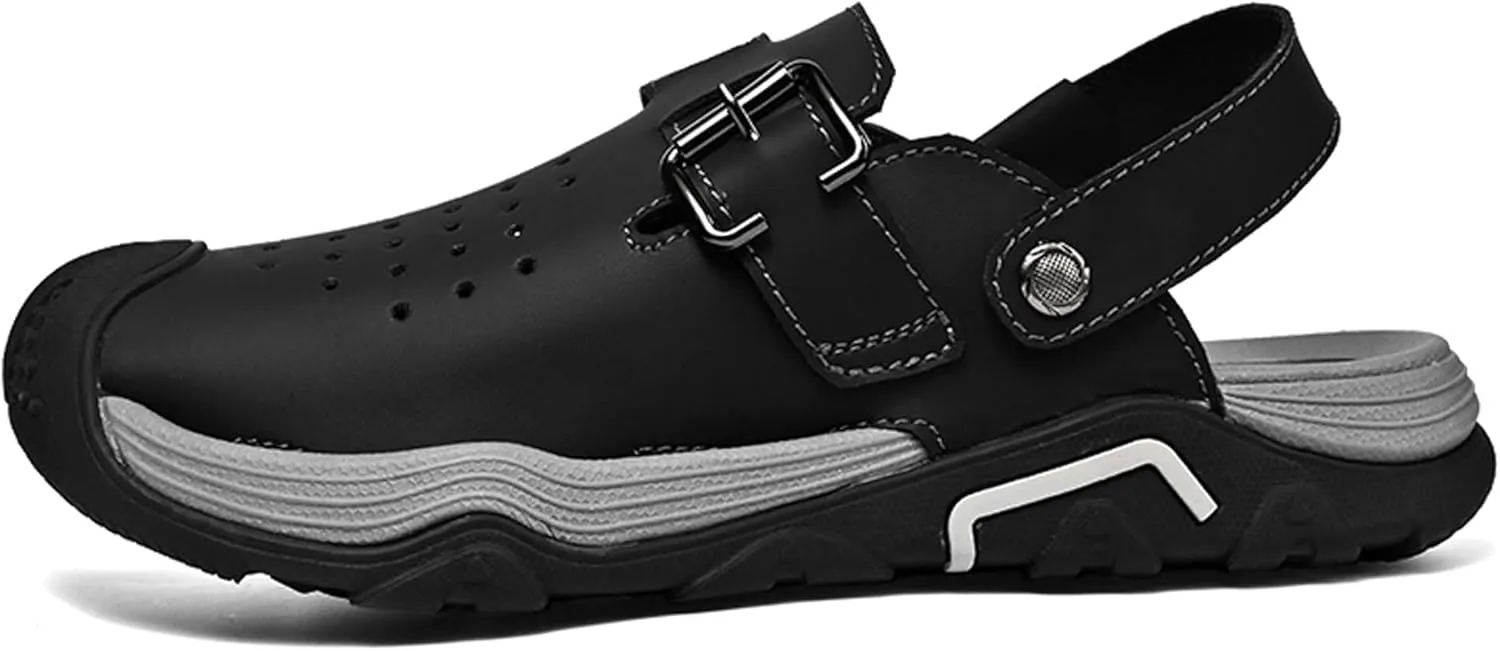 Men's Fashion Sports Sandals Adjustable Heel Slippers Slippers Outdoor Fisherman Pool Beach Shoes Outdoor Hiking Climbing Camping Shoes