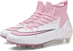 Mens Soccer Cleats Womens Football Shoes High Tops Non Slip Spikes Indoor Outdoor Youth Baseball Lacrosse Sneaker