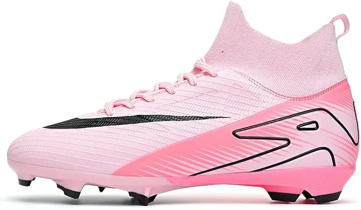 Men's Soccer Shoes High-Top Soccer Cleats AG FG TF Football Boots Outdoor Indoor Breathable Athletic Professional Spikes Youth Boys Football Shoes