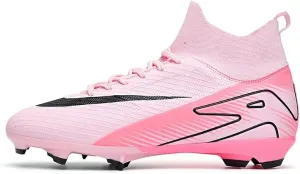 Men's Soccer Shoes High-Top Soccer Cleats AG FG TF Football Boots Outdoor Indoor Breathable Athletic Professional Spikes Youth Boys Football Shoes