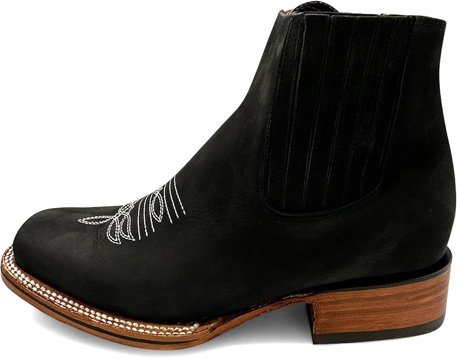 Men's Square Toe Ankle Western Boots