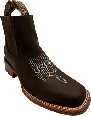 Men's Square Toe Ankle Western Boots