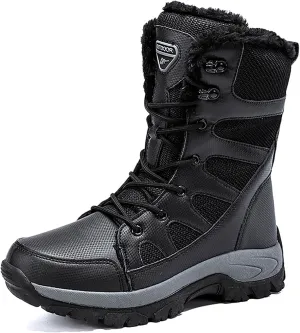 Men's Waterproof Tactical Boots Lace Up Breathable High Top Boots Military Army Outdoor Shoes For Hiking Climbing