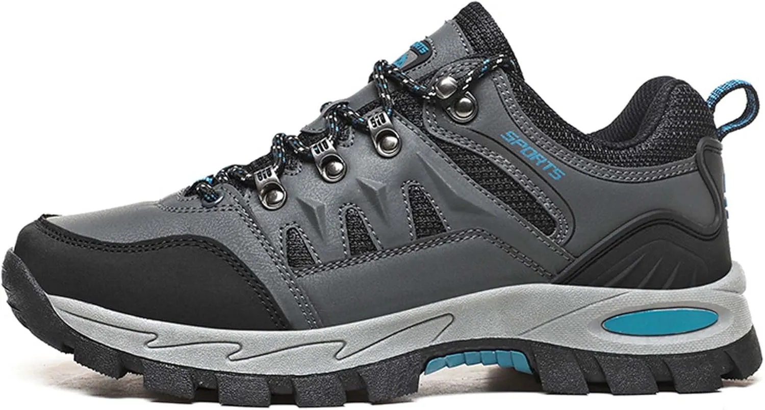 Men's Women's Waterproof Hiking Shoes Non-Slip Breathable Climbing Shoes Outdoor Sports Shoes Comfortable Lightweight Travel Camping Walking Shoes
