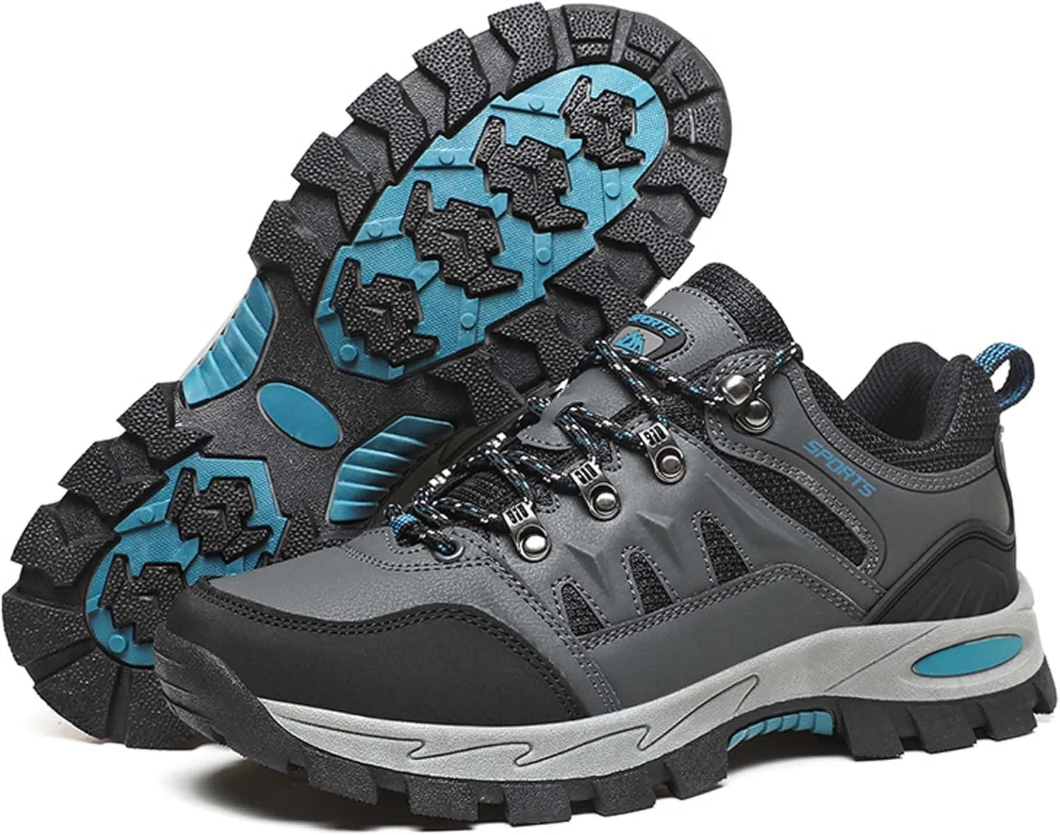 Men's Women's Waterproof Hiking Shoes Non-Slip Breathable Climbing Shoes Outdoor Sports Shoes Comfortable Lightweight Travel Camping Walking Shoes
