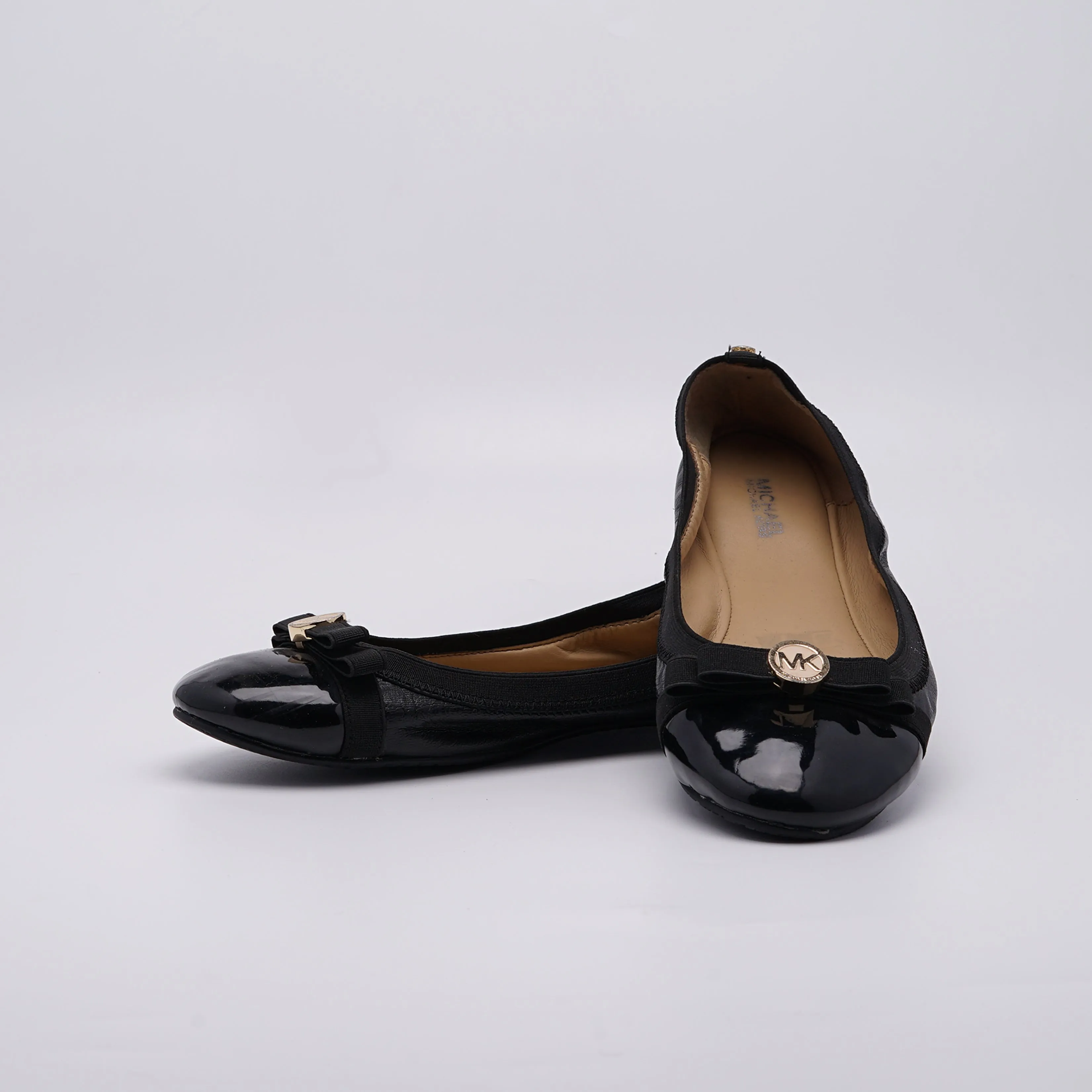 Michael Kors Women's Dixie Black Leather Pumps