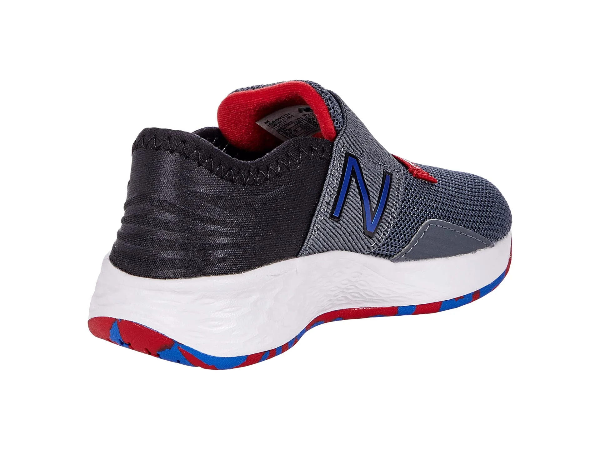 New Balance Fresh Foam Roav Children's Sneakers, Dark Grey/Red/Blue
