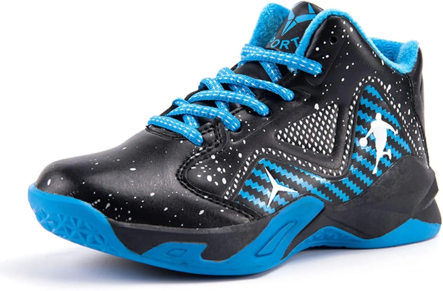 New Plush Fashion Children's Basketball Shoes