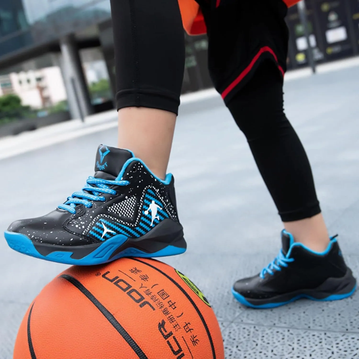 New Plush Fashion Children's Basketball Shoes