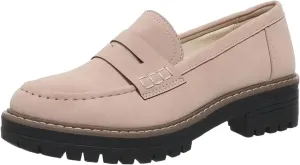 Penny Loafers for Women 2025 Round Toe Dressy Shoes Slip-On Lug Sole Platform Shoes College Girls Casual Wear Shoes