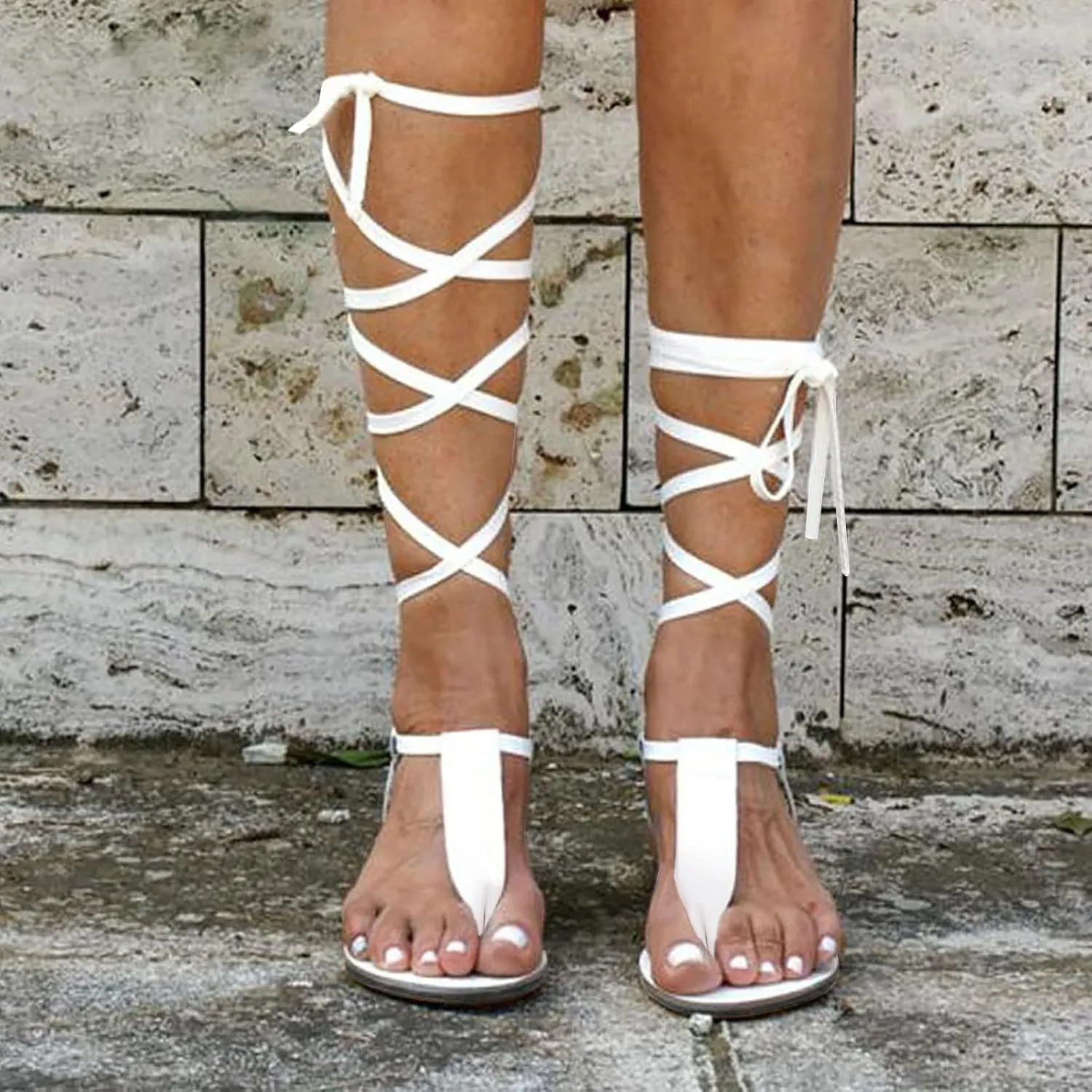 peqiut Casual Sandals Women Flat Orthopedic Sandals for Women Strappy Outdoor Comfortable Beach Sandals Slippers