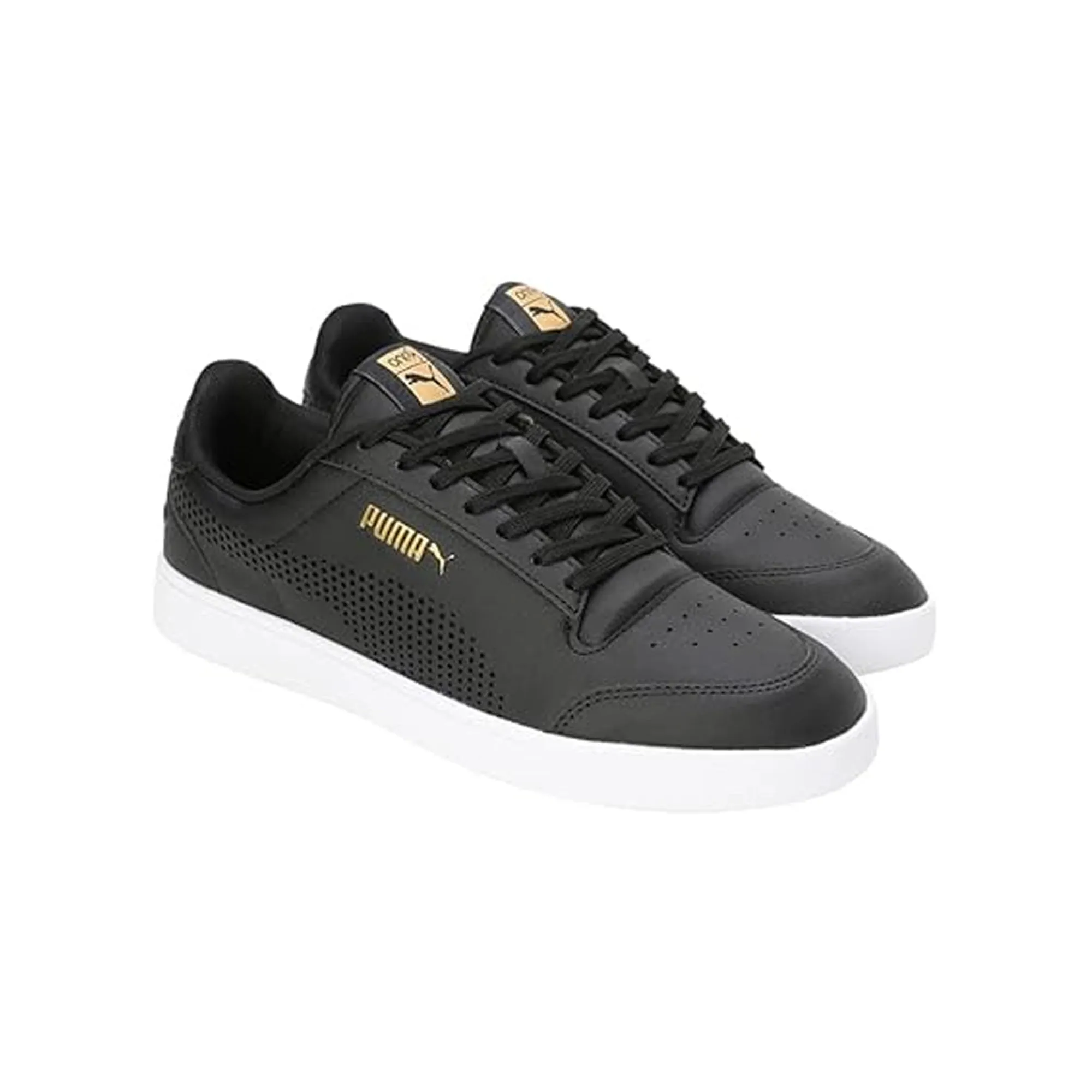 Puma Shuffle One8 Better V4 Men's Sneaker (Black-White-Team Gold) 40163402