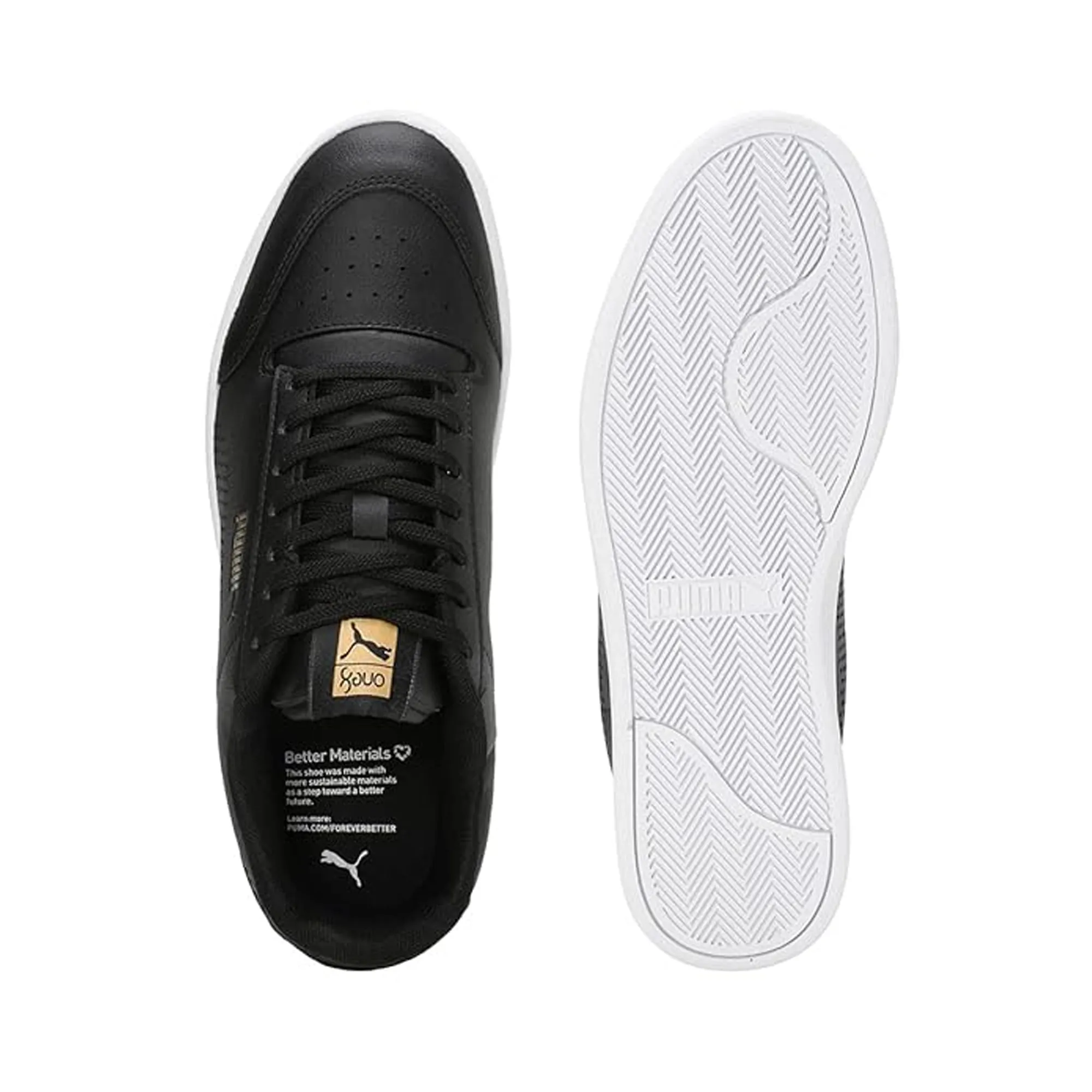 Puma Shuffle One8 Better V4 Men's Sneaker (Black-White-Team Gold) 40163402