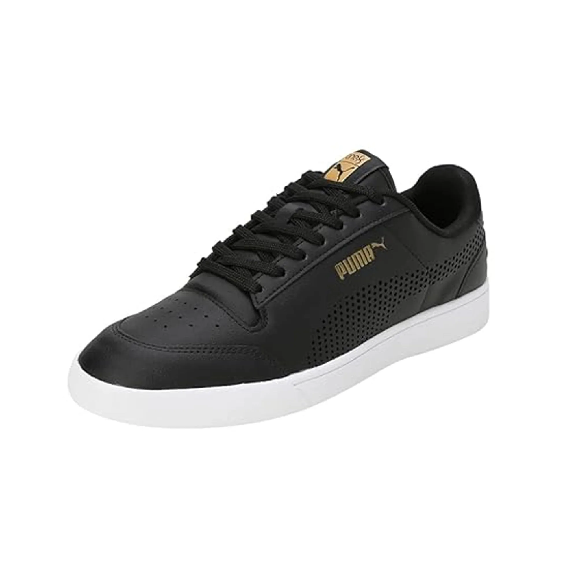 Puma Shuffle One8 Better V4 Men's Sneaker (Black-White-Team Gold) 40163402