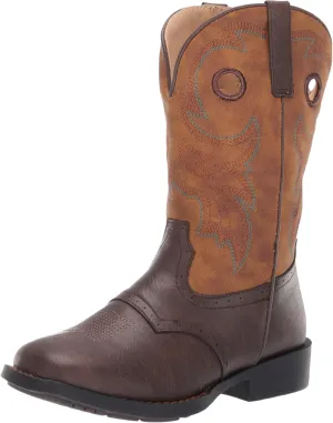 ROPER Little Kids Daniel Square Toe Tan Boots