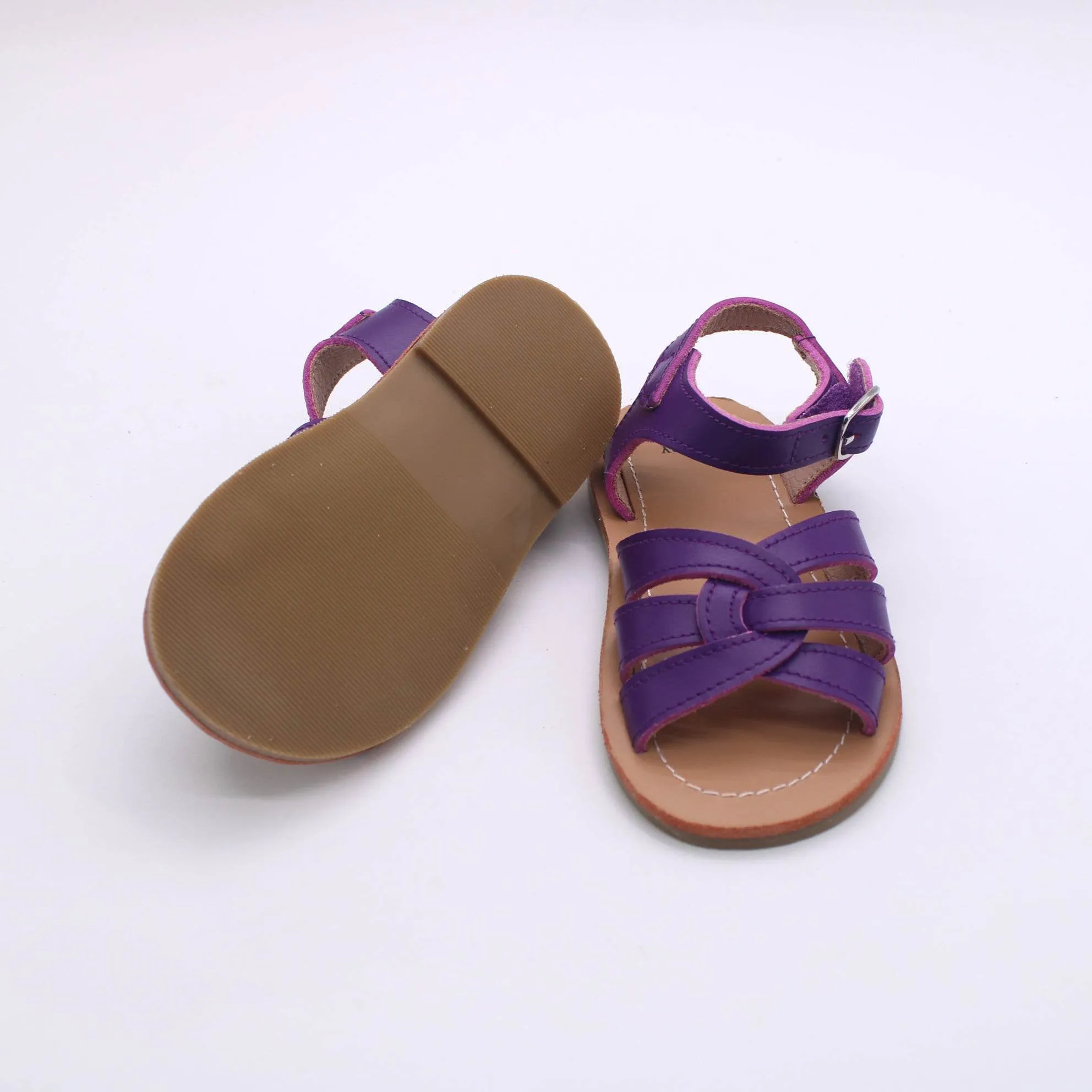 RTS: Vegan Leather Strappy Sandals