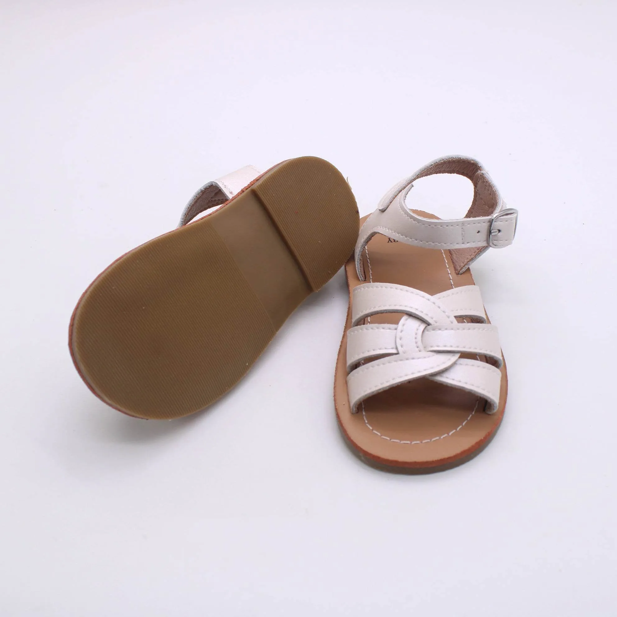 RTS: Vegan Leather Strappy Sandals