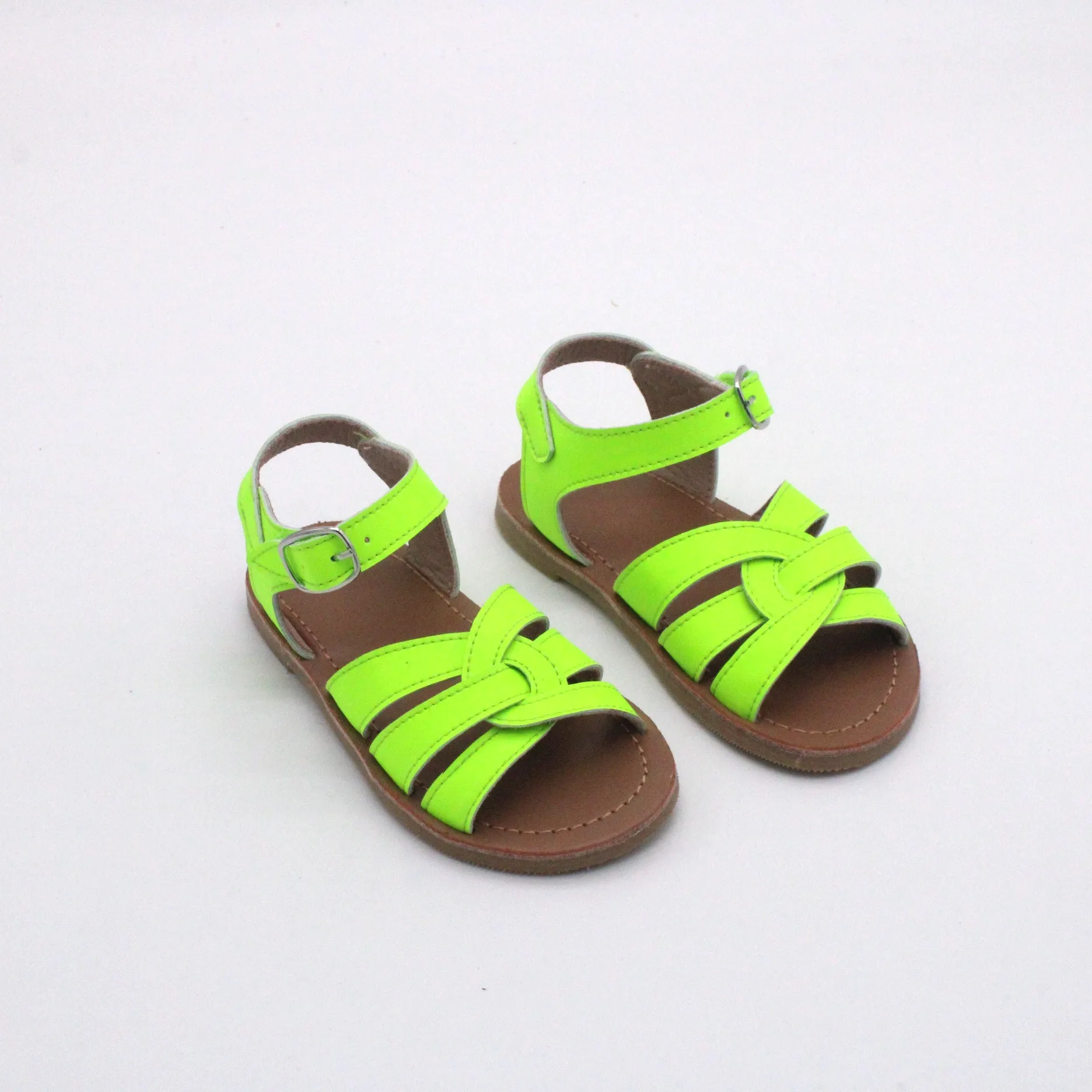 RTS: Vegan Leather Strappy Sandals