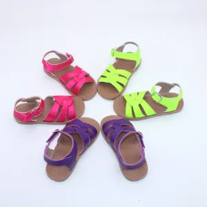 RTS: Vegan Leather Strappy Sandals
