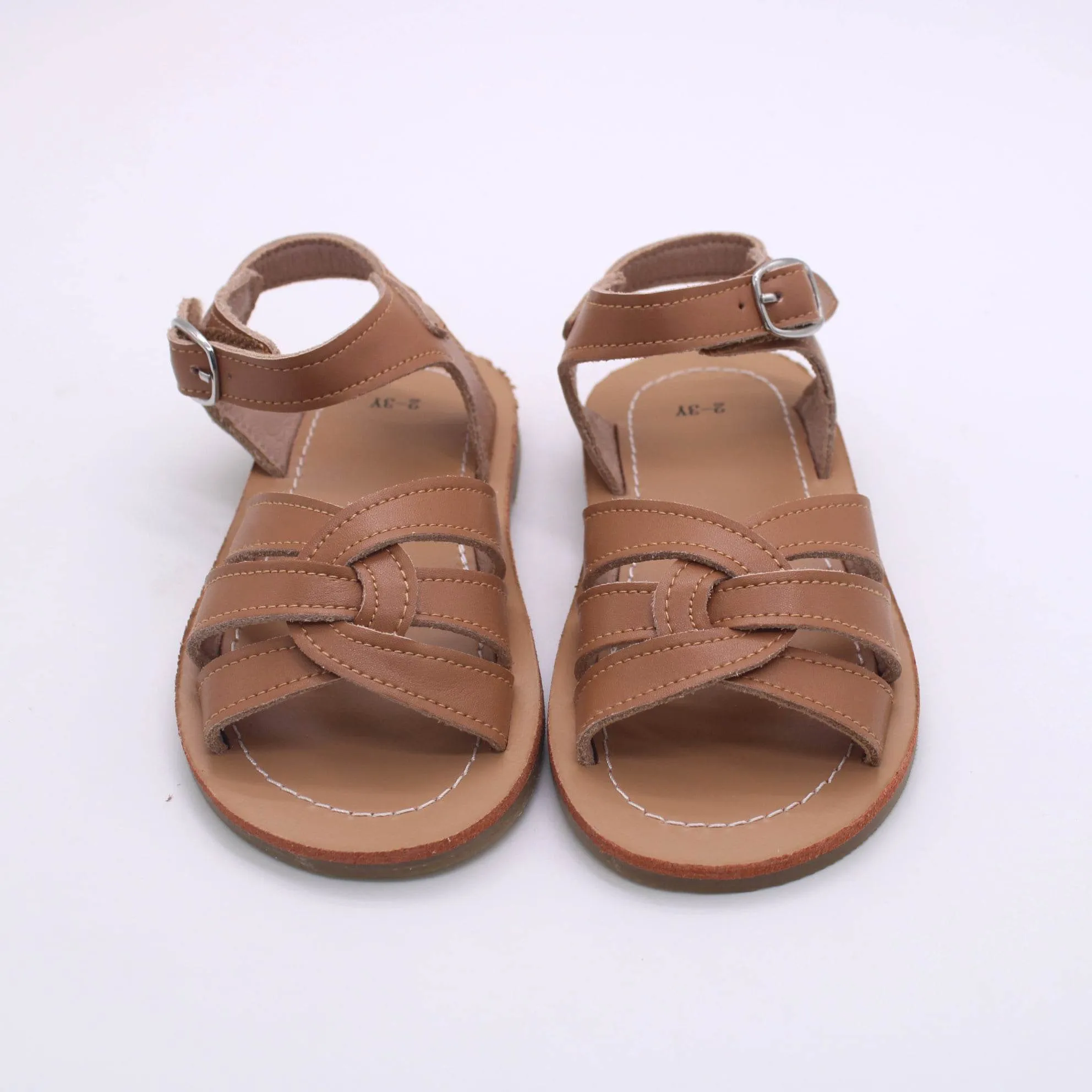 RTS: Vegan Leather Strappy Sandals