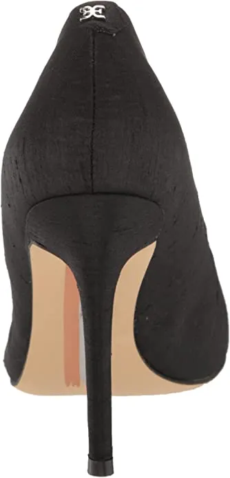 Sam Edelman Harriett Black Pointed Toe Slip On Stiletto Heel Fashion Pumps