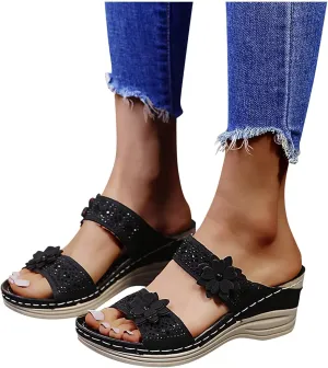 Sandals for Women Dressy Summer, Spring Sandals for Women Comfortable Slippers with Arch Support Sandal Flip Flops