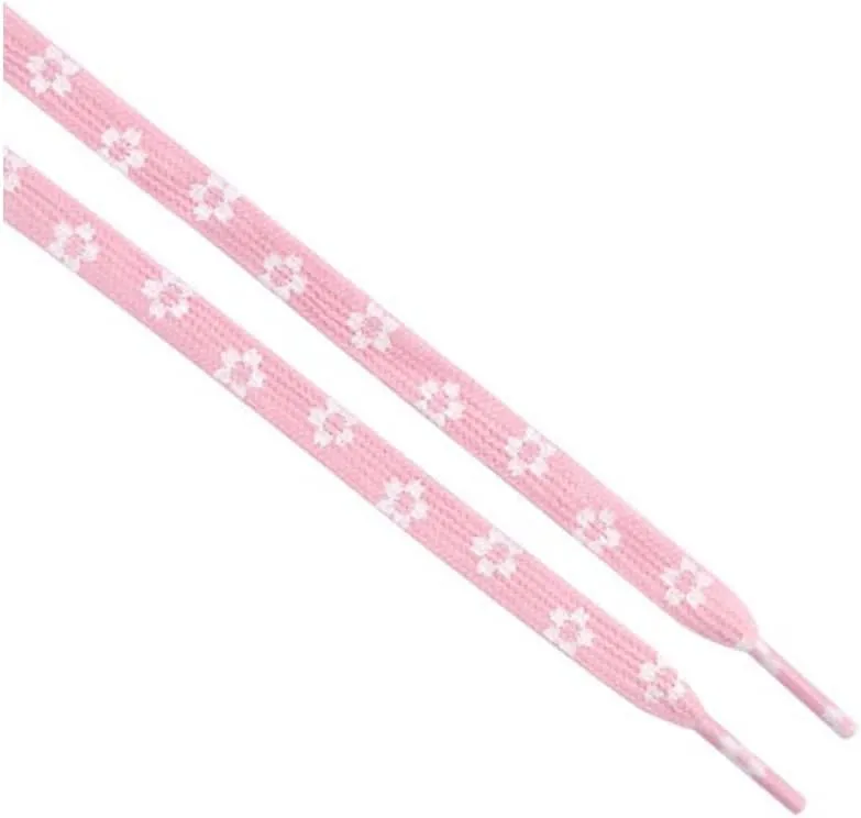 Shoelaces Plate Flat Little Daisies Shoe Laces High-top Canvas Sneakers Sport Running Shoe Strings Outdoor Climbing (Color : Lace3 07, Length : 140CM)