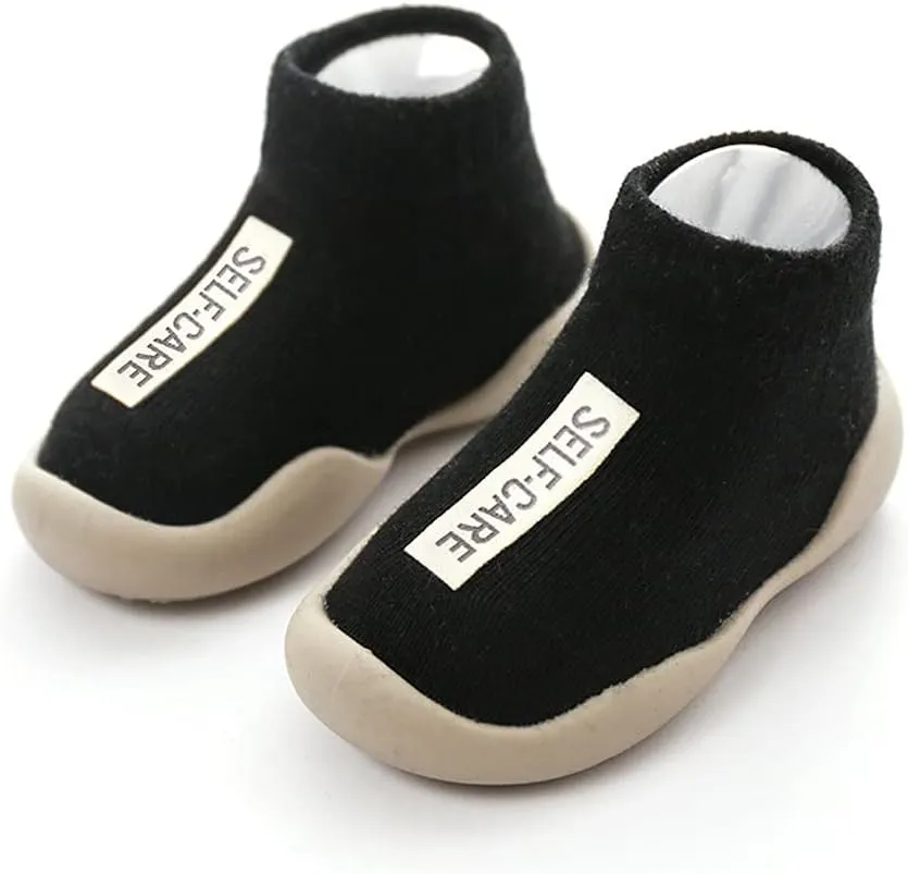 Shoes for Girls, 1-5 Years Kids Toddler Boys Girls Sock Shoes Anti-Slip Knitted Warm First Walkers Shoes Walking Shoes