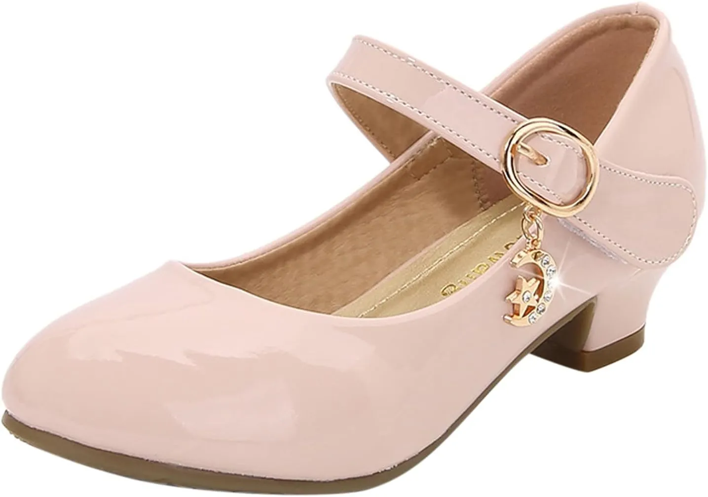 Shoes for Kids,Girls High Heeled Princess Shoes Leather School Students Shoes Children Dress Shoes Cute Shoes Gift