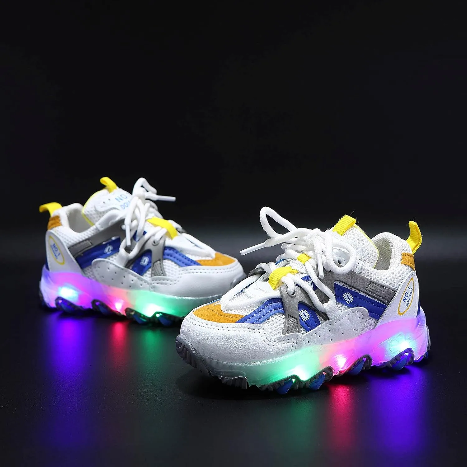 Shoes for Kids,Kids Baby Boys Girls Led Light Sport Shoes Children Mesh Luminous Running Sneakers Shoes 1-7 Years