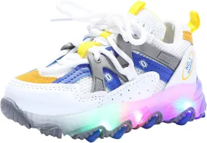 Shoes for Kids,Kids Baby Boys Girls Led Light Sport Shoes Children Mesh Luminous Running Sneakers Shoes 1-7 Years
