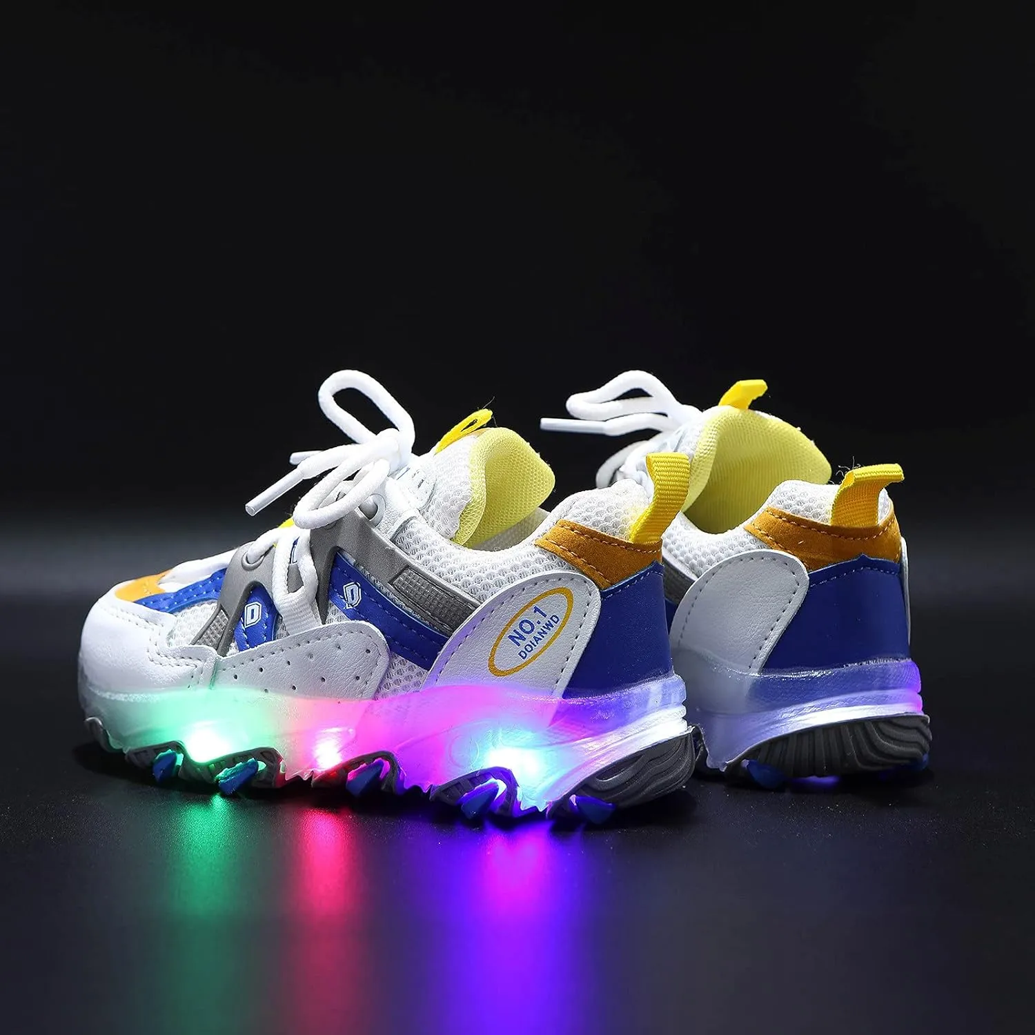 Shoes for Kids,Kids Baby Boys Girls Led Light Sport Shoes Children Mesh Luminous Running Sneakers Shoes 1-7 Years