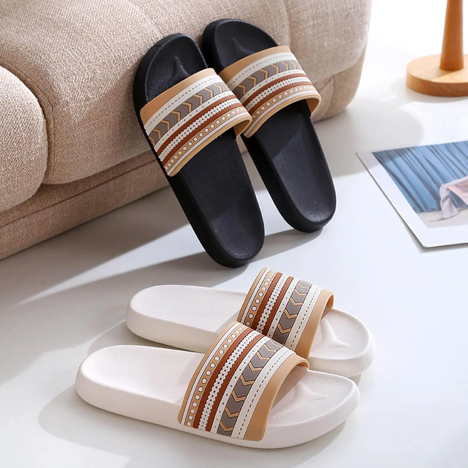 Shower Sandals Waterproof Slippers for Women Shower Shoes for Living Room Pool Beach Spa Public Showers
