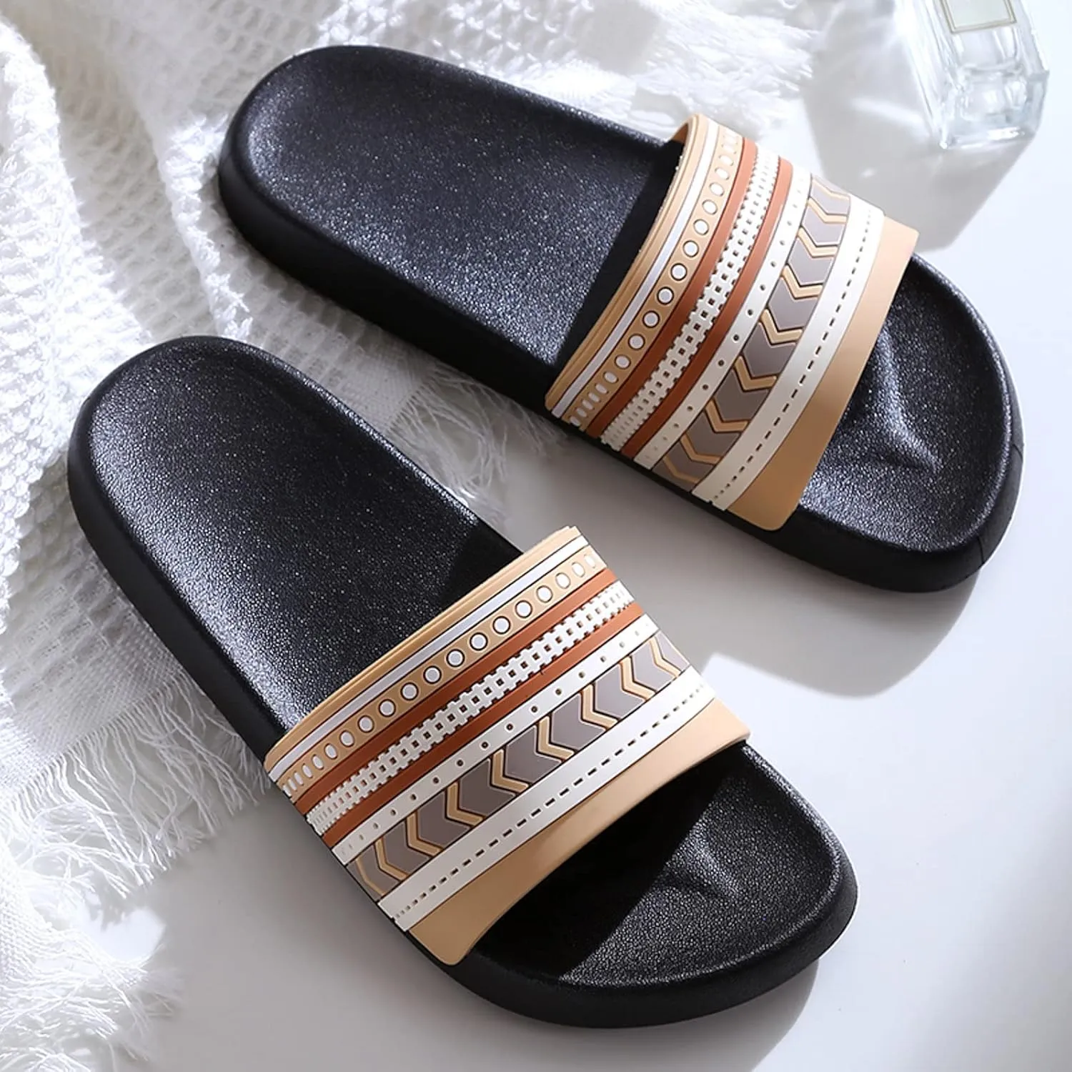 Shower Sandals Waterproof Slippers for Women Shower Shoes for Living Room Pool Beach Spa Public Showers