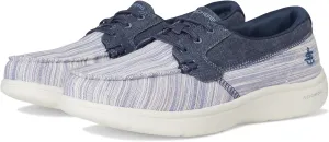 Skechers Women's Striped Canvas Boat Shoe
