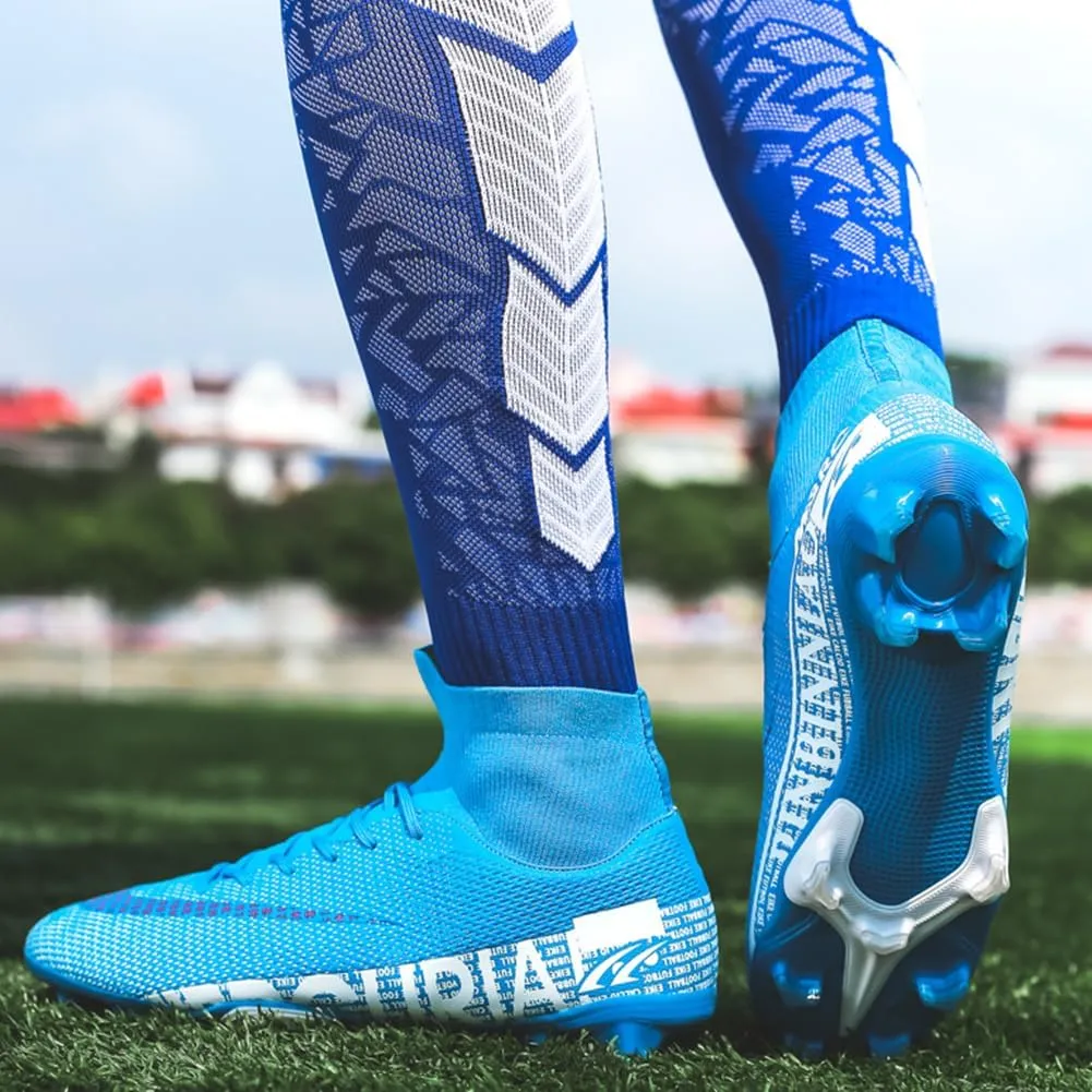 Soccer Cleats Womens Mens Indoor Soccer Shoes Youth Training Boots Lightweight Spikes Football Cleats Non-Slip Baseball & Cleats Soccer Adult AG FG TF Football Boots for Big Boys