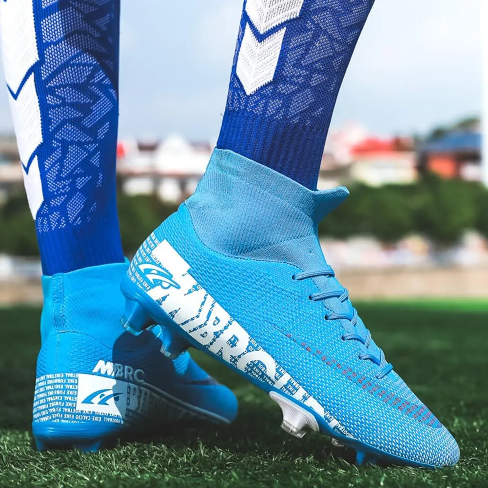 Soccer Cleats Womens Mens Indoor Soccer Shoes Youth Training Boots Lightweight Spikes Football Cleats Non-Slip Baseball & Cleats Soccer Adult AG FG TF Football Boots for Big Boys
