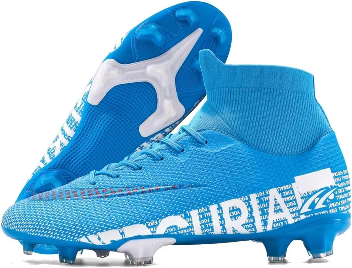 Soccer Cleats Womens Mens Indoor Soccer Shoes Youth Training Boots Lightweight Spikes Football Cleats Non-Slip Baseball & Cleats Soccer Adult AG FG TF Football Boots for Big Boys