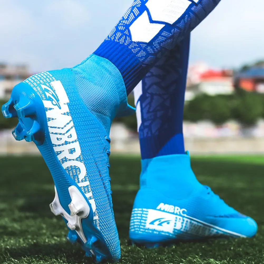 Soccer Cleats Womens Mens Indoor Soccer Shoes Youth Training Boots Lightweight Spikes Football Cleats Non-Slip Baseball & Cleats Soccer Adult AG FG TF Football Boots for Big Boys