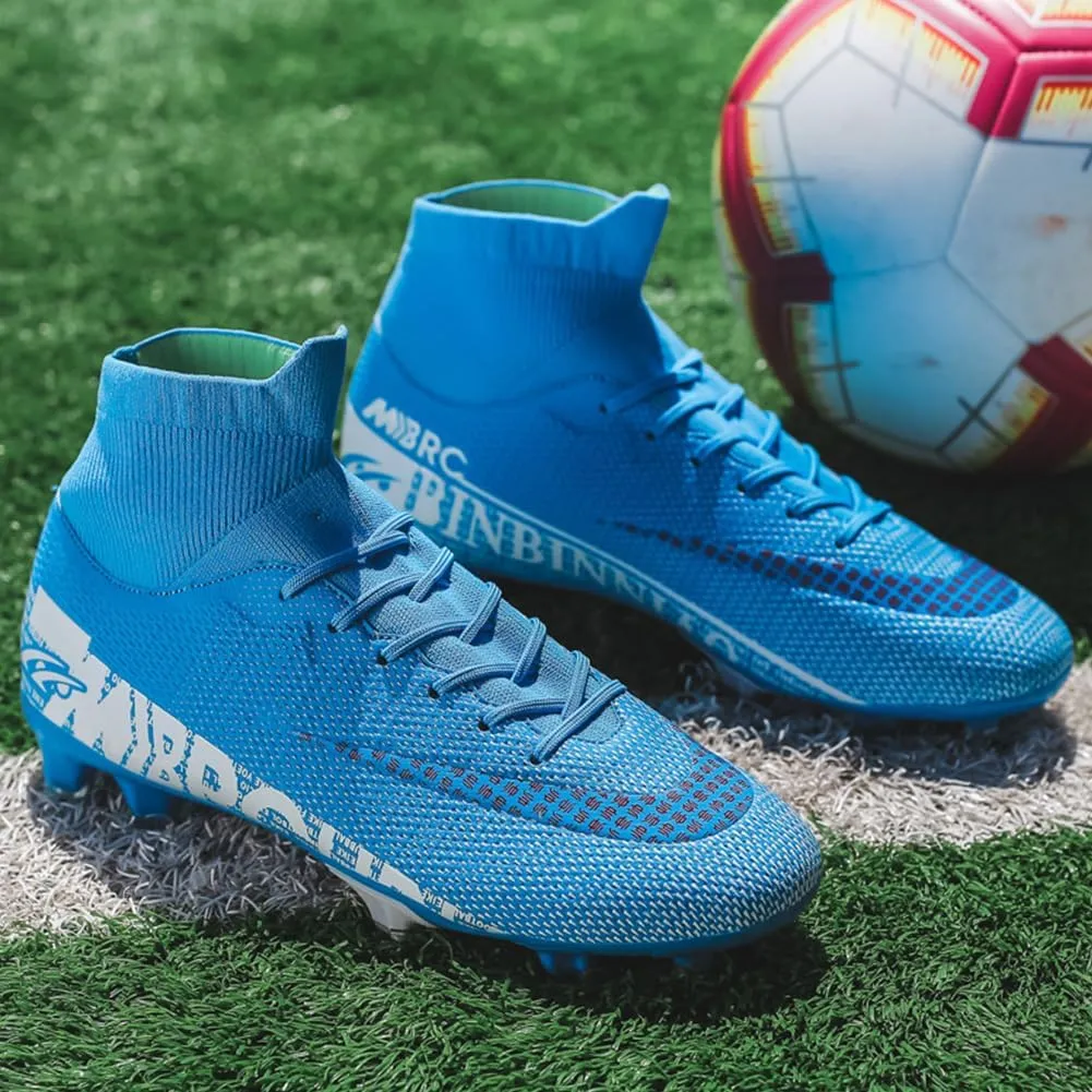 Soccer Cleats Womens Mens Indoor Soccer Shoes Youth Training Boots Lightweight Spikes Football Cleats Non-Slip Baseball & Cleats Soccer Adult AG FG TF Football Boots for Big Boys
